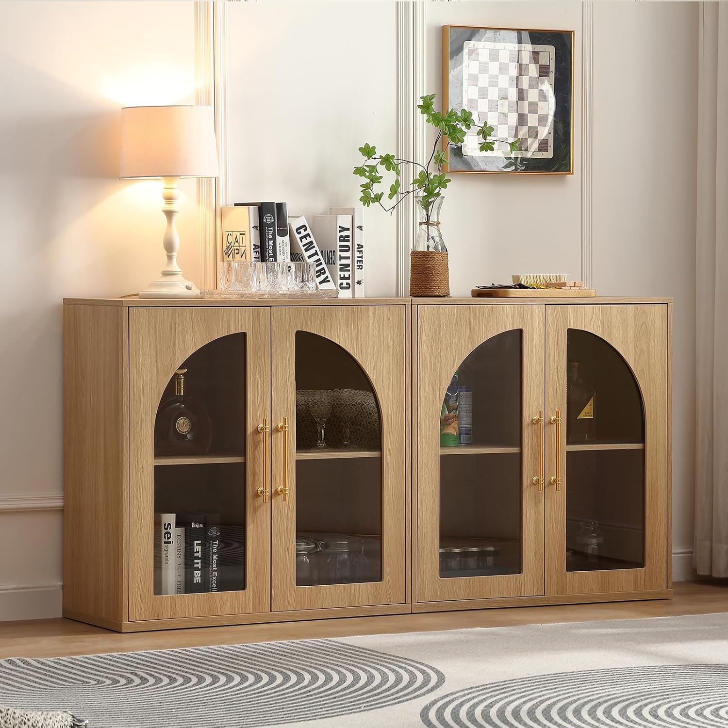 Kitchen Appliances Small - Set of 2 Small Display Buffet