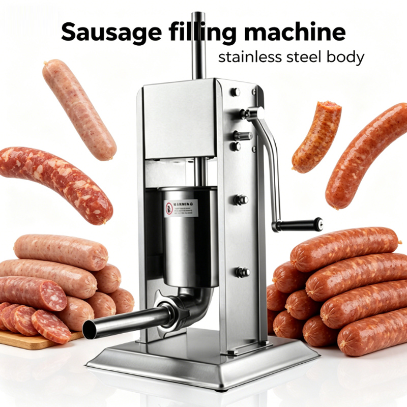 Kitchen Appliances Commercial - Manual Sausage Stuffer Filler Maker Meat