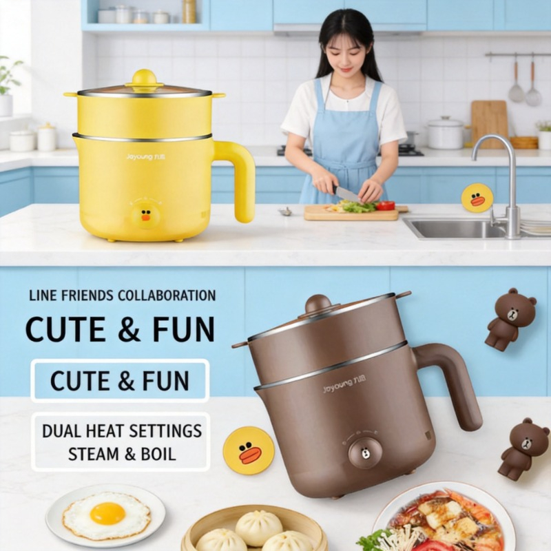 Hot Pot Electric - Multifunctional Small Electric Pot 220V Integrated