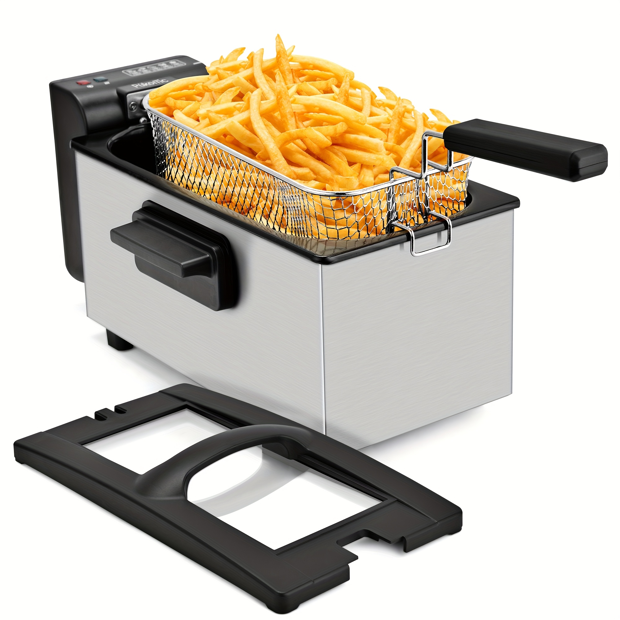 Kitchen Appliances Made In Usa - usSUSTEAS Household Deep Fryer, Large Capacity
