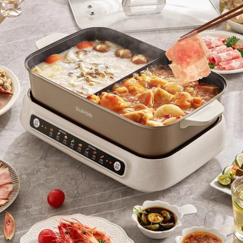 Electric hot pot double-flavor - đánh giá và giá Hot Pot Electric