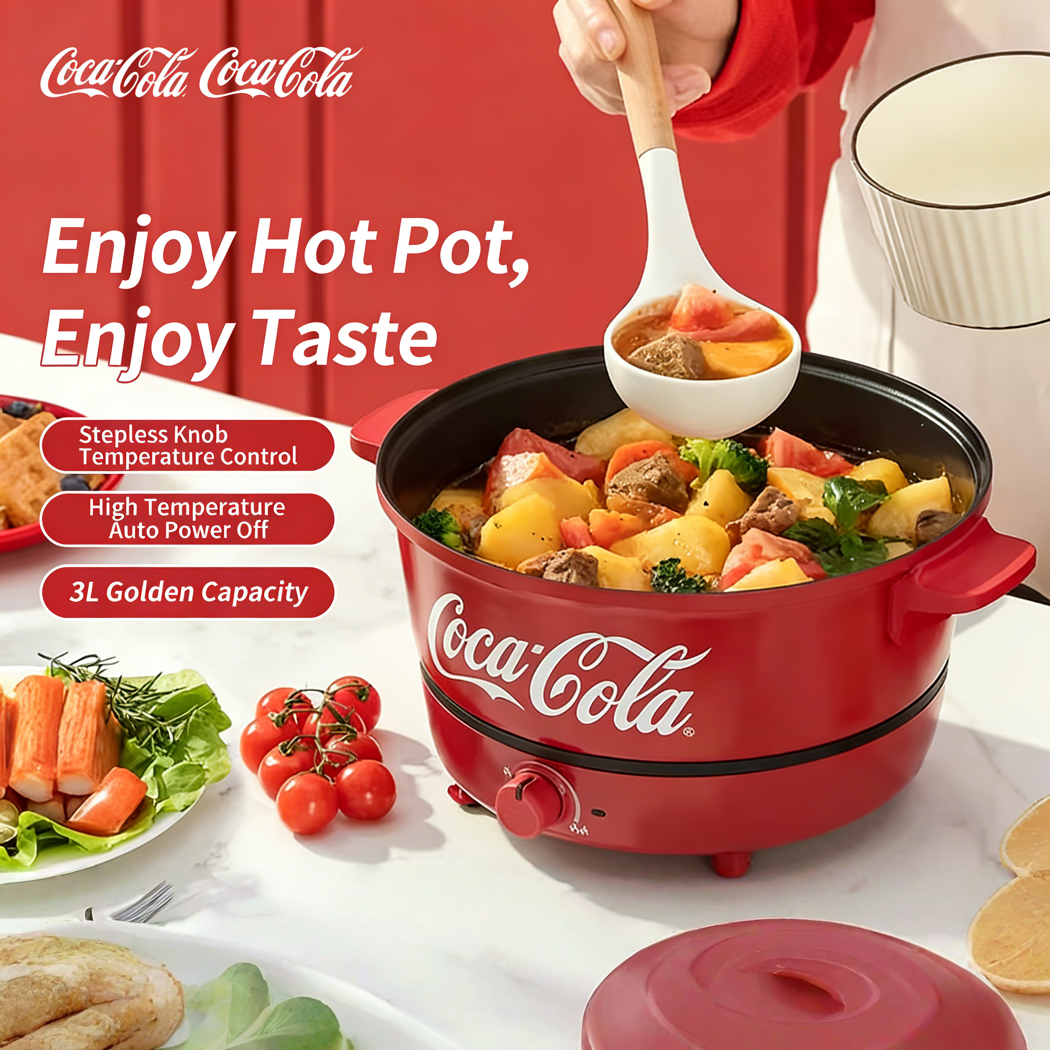 Coke 220V Portable Electric Mu - đánh giá và giá Hot Pot Electric
