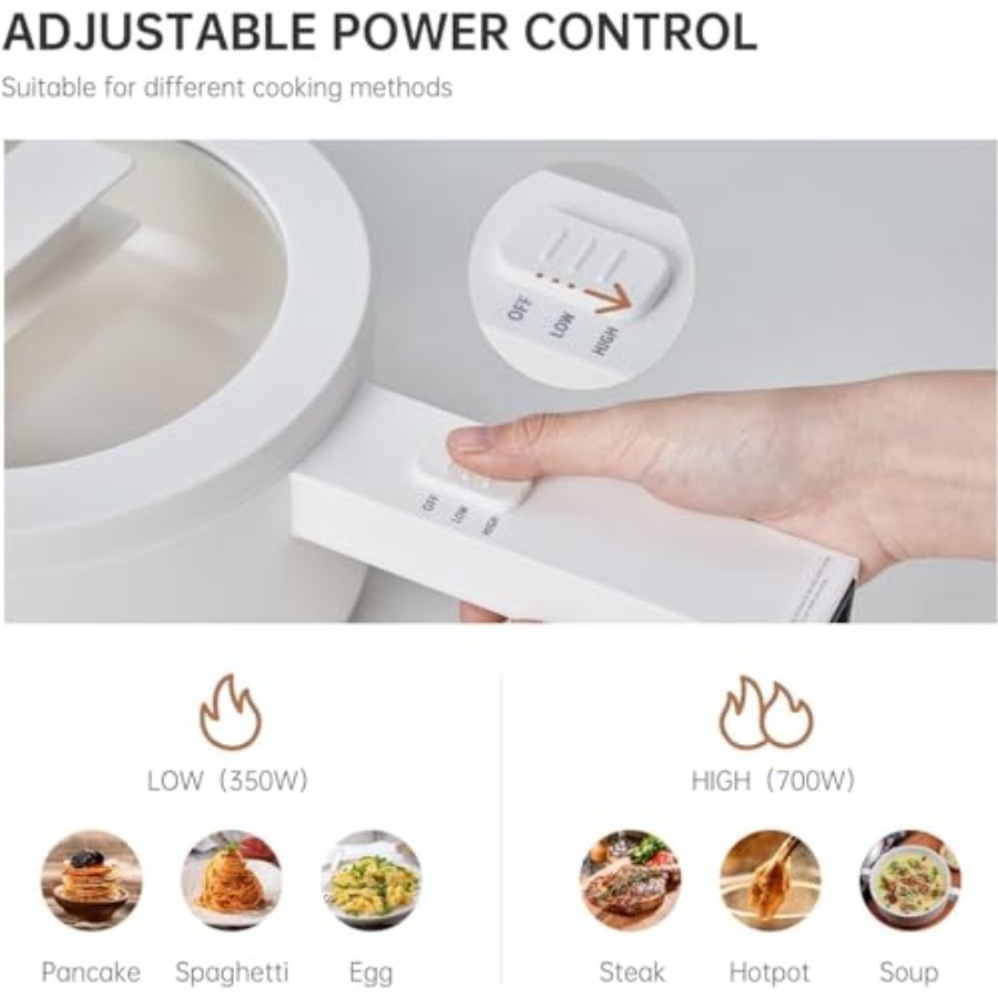 Electric Hot Pot 1.5L Ceramic  - đánh giá và giá Hot Pot Electric