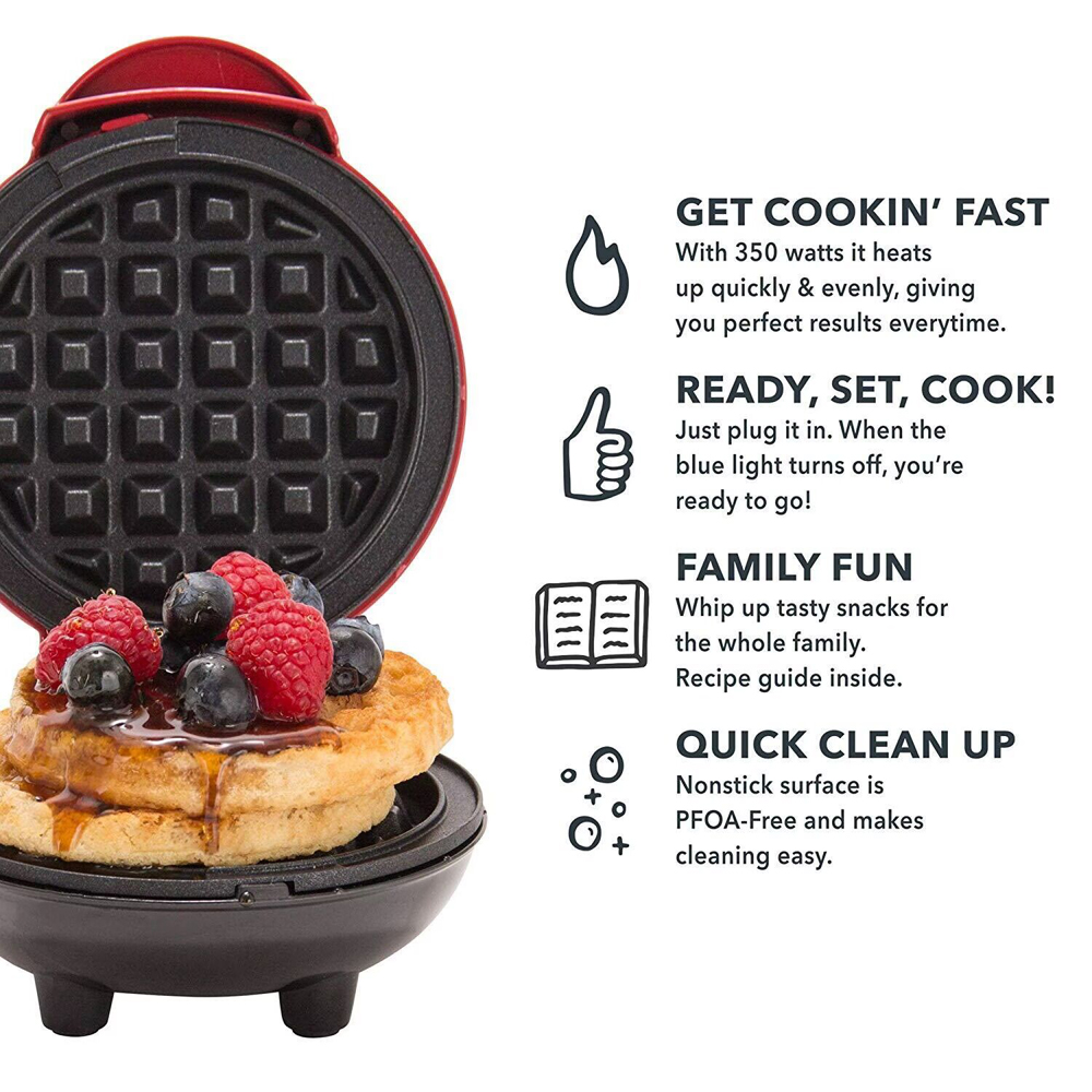 Mini Waffle Maker Bubble Egg C - đánh giá và giá Kitchen Appliances Small