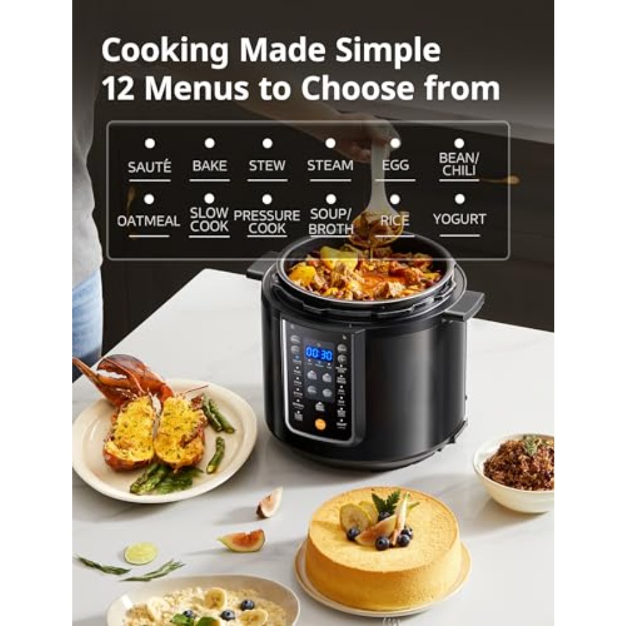 12-in-1 Electric Pressure Cook - đánh giá và giá Instant Pot Pressure Cooker