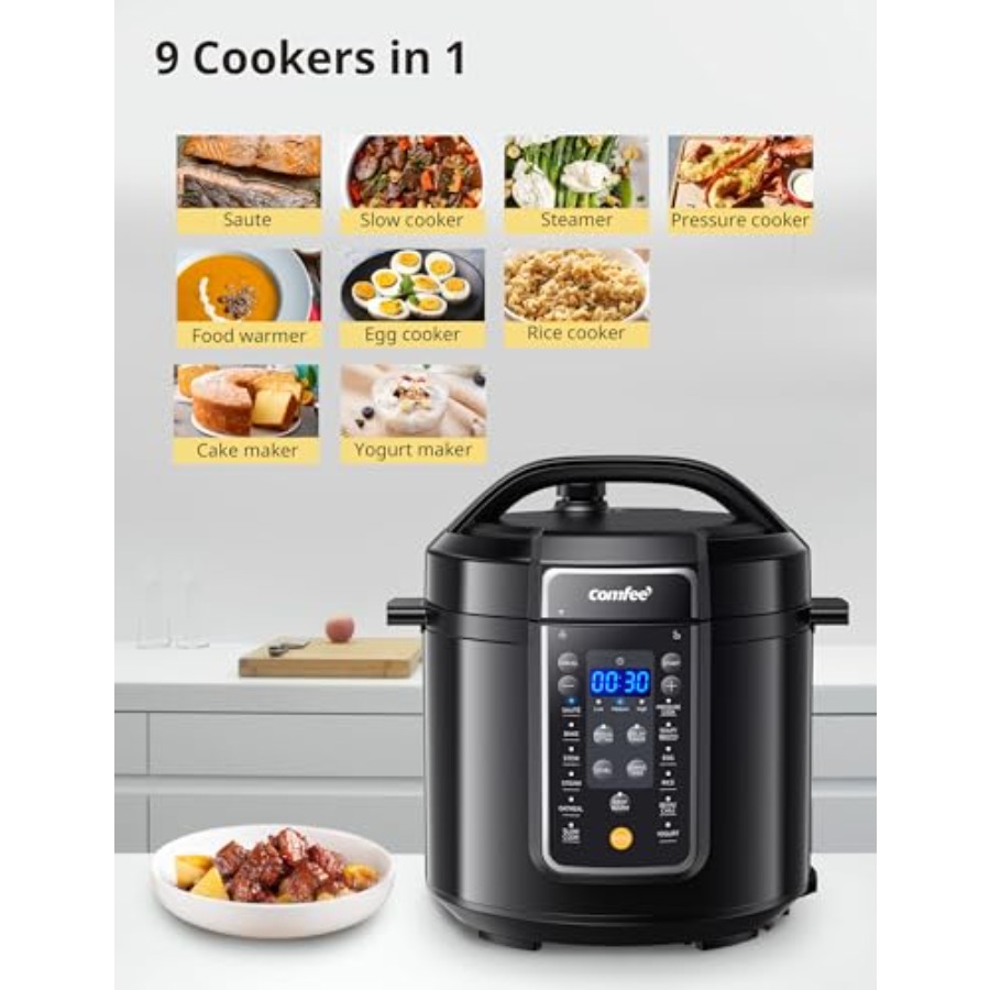 12-in-1 Electric Pressure Cook - đánh giá và giá Instant Pot Pressure Cooker