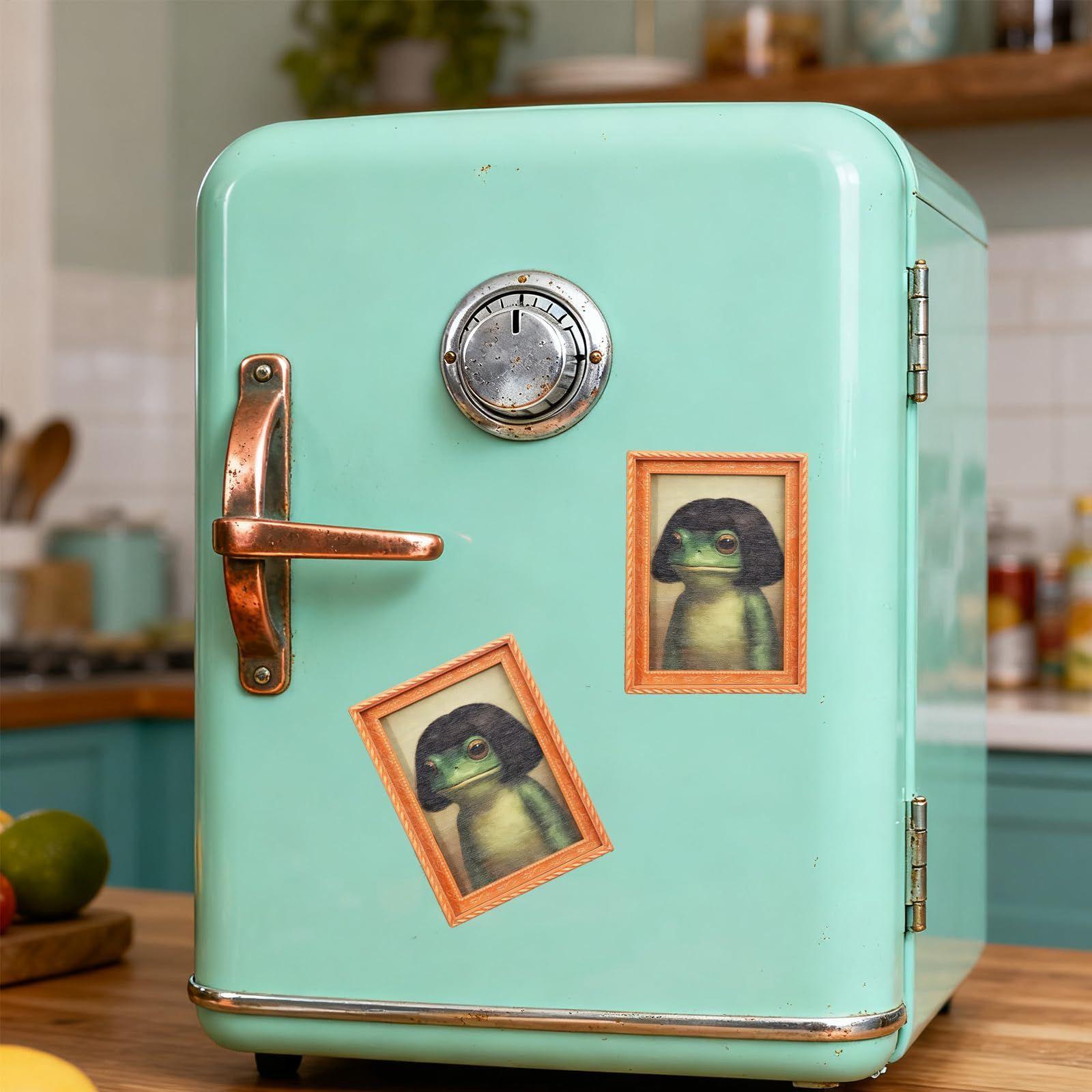 Frog Magnets Wood Ornament Art - đánh giá và giá Kitchen Appliances Photos