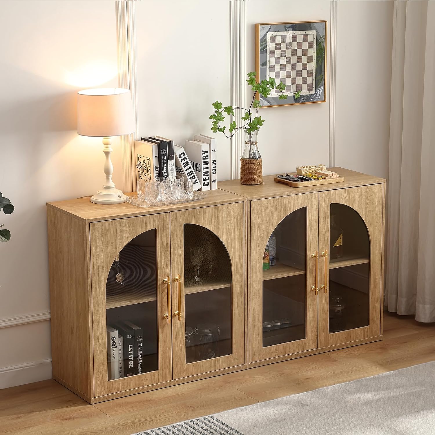 Set of 2 Small Display Buffet  - đánh giá và giá Kitchen Appliances Small
