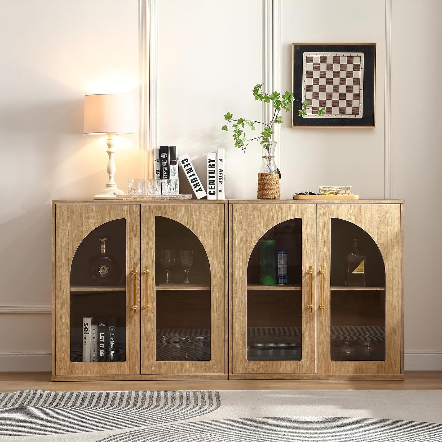 Set of 2 Small Display Buffet  - đánh giá và giá Kitchen Appliances Small