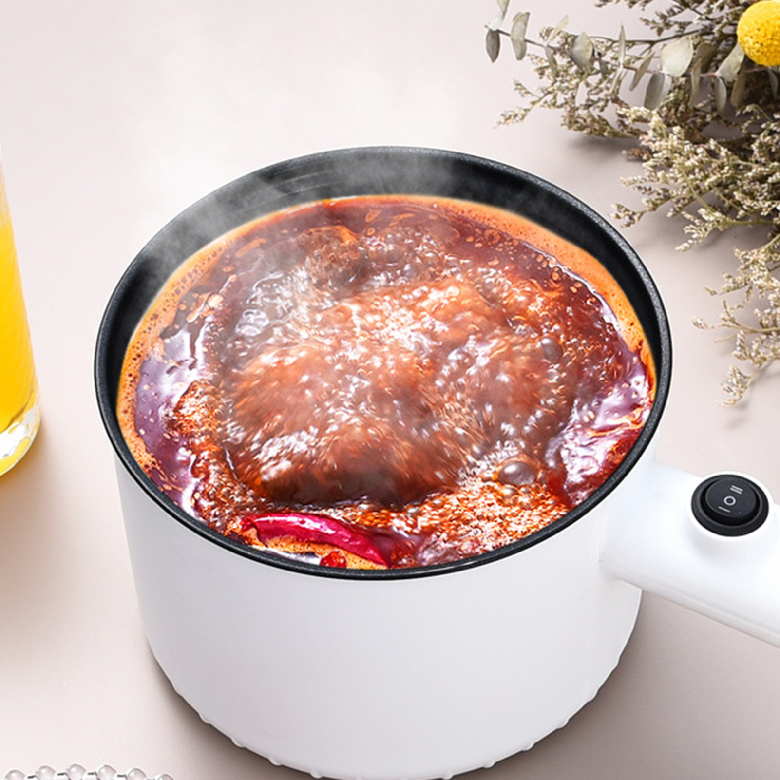 1.5L Electric Cooking Pot Non  - đánh giá và giá Hot Pot Electric