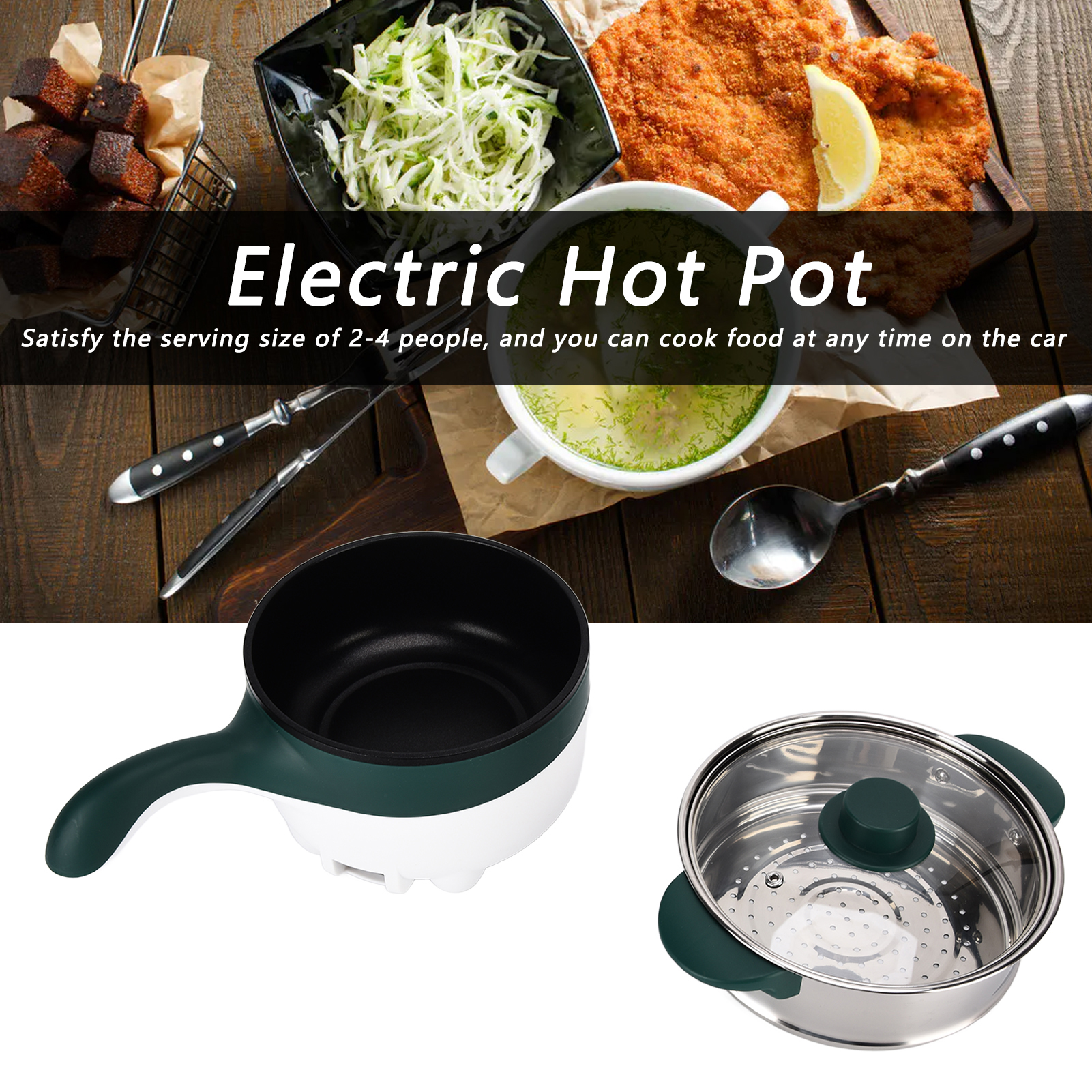 2L 12V Multifunctional Electri - đánh giá và giá Hot Pot Electric