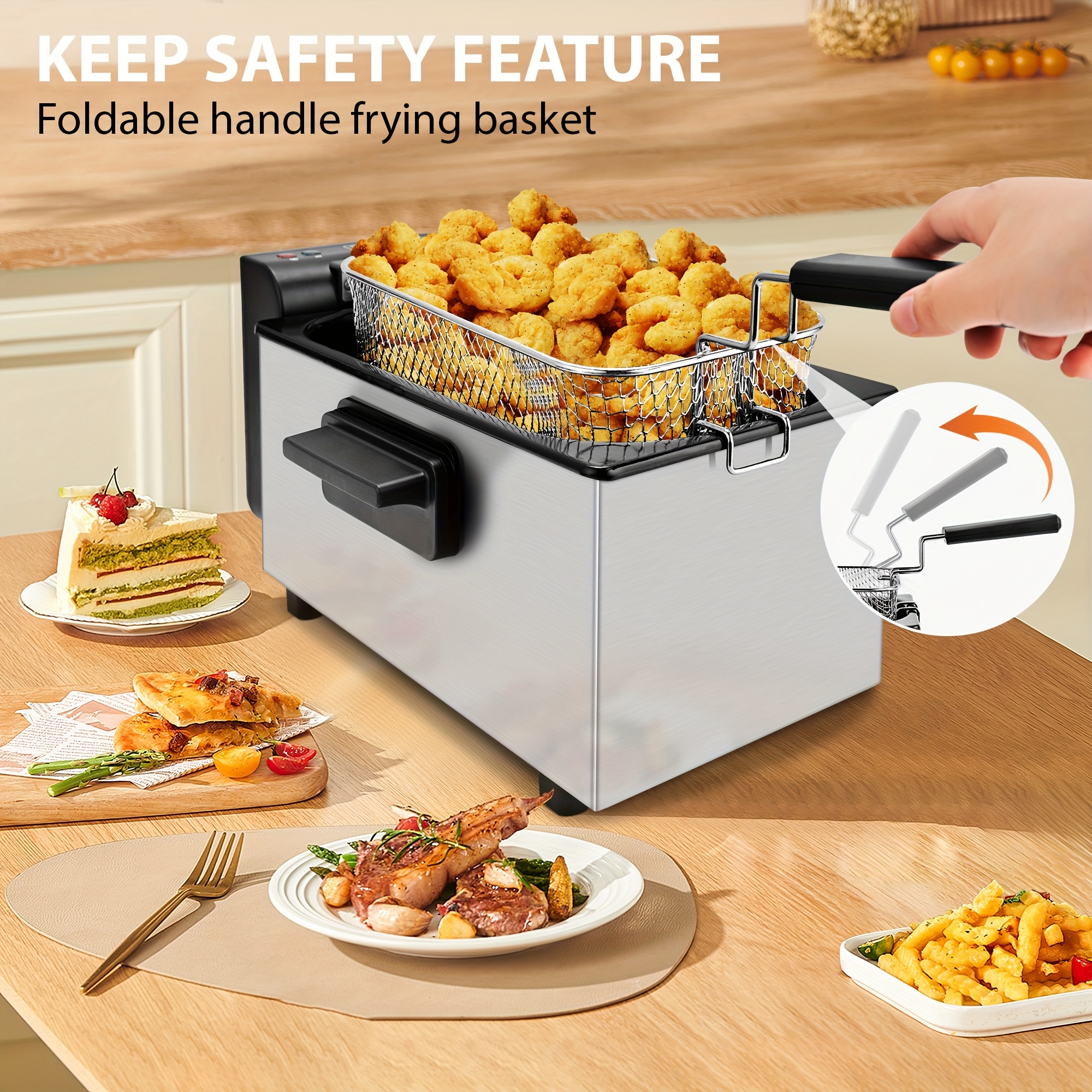 usSUSTEAS Household Deep Fryer - đánh giá và giá Kitchen Appliances Made In Usa