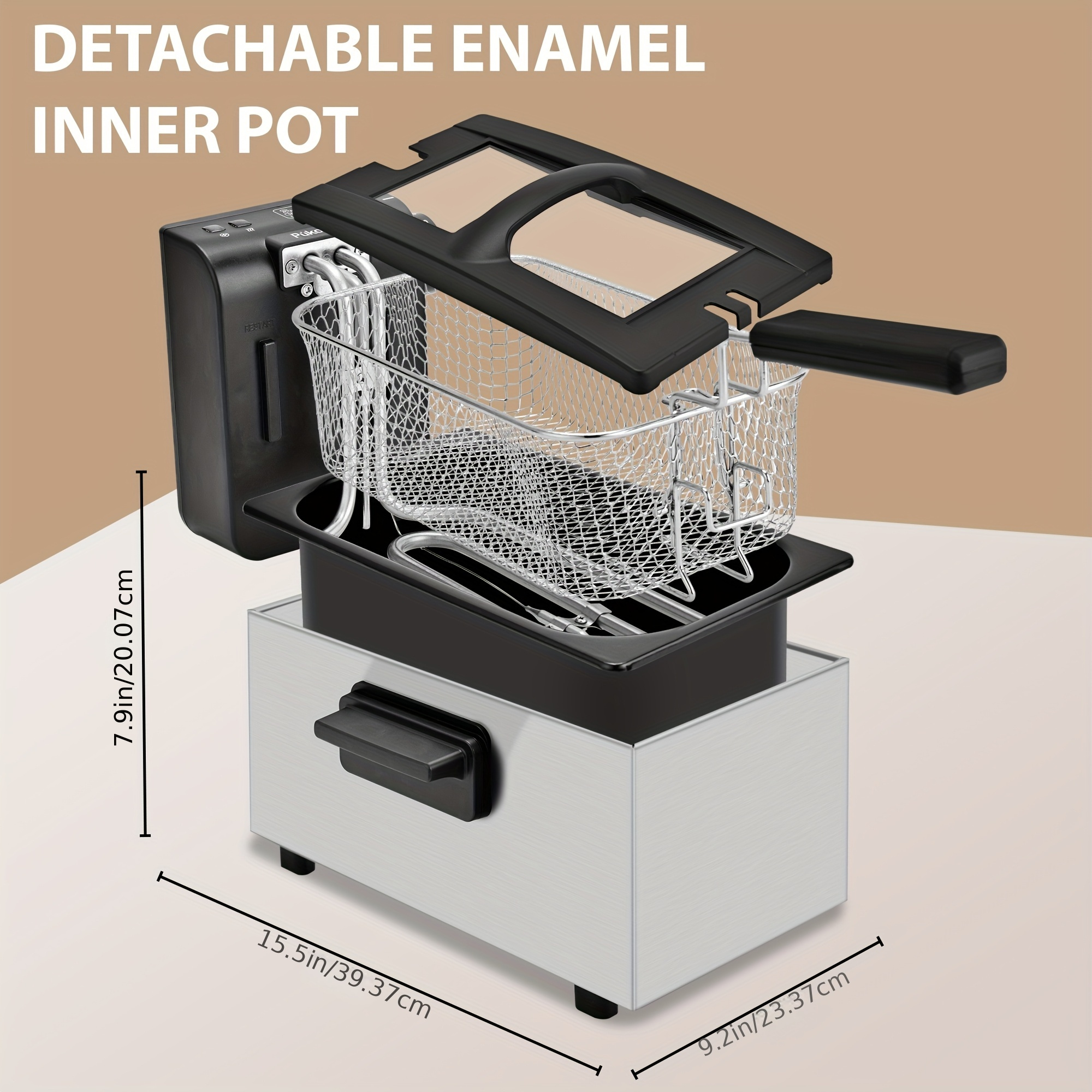 usSUSTEAS Household Deep Fryer - đánh giá và giá Kitchen Appliances Made In Usa